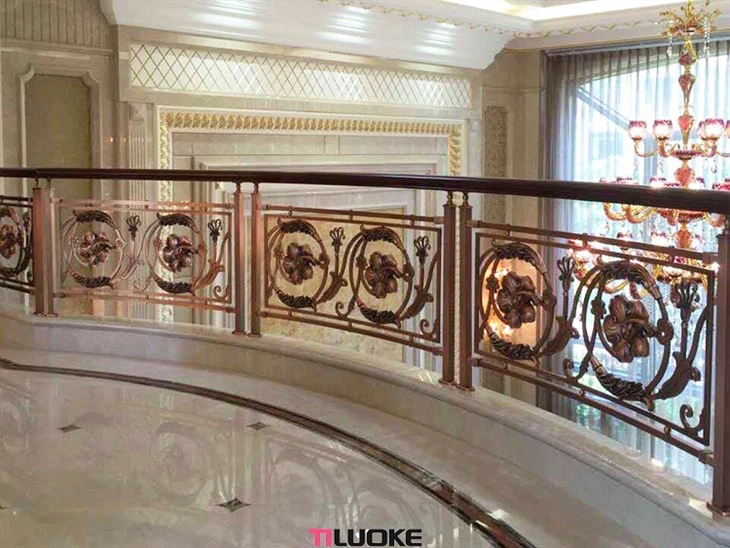copper deck railing