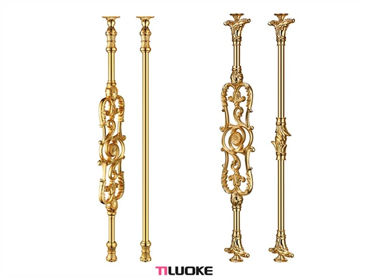copper spindles for staircase